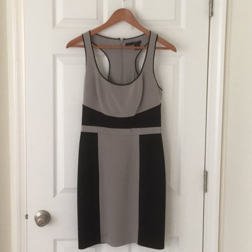 JayGodfrey Silver & Black Racerback Dress